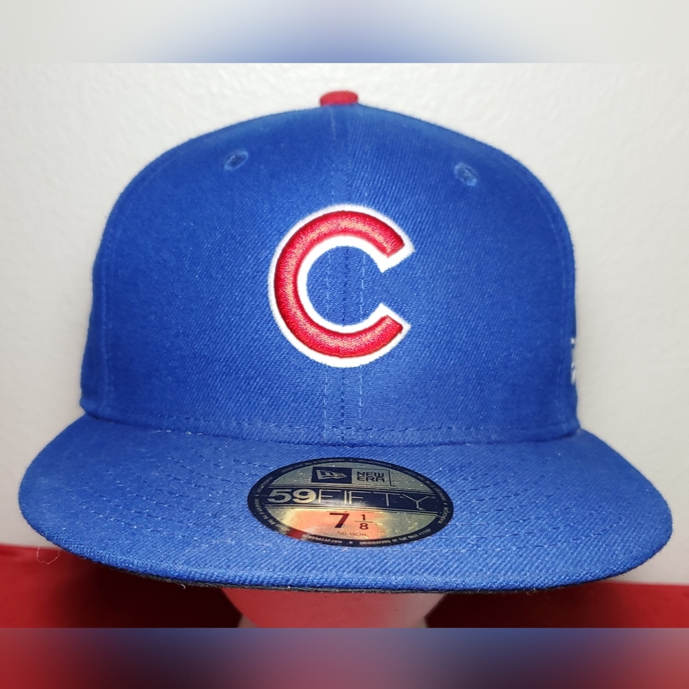 Chicago Cubs new era cap 59 fifty baseball hat Size  7 1/8